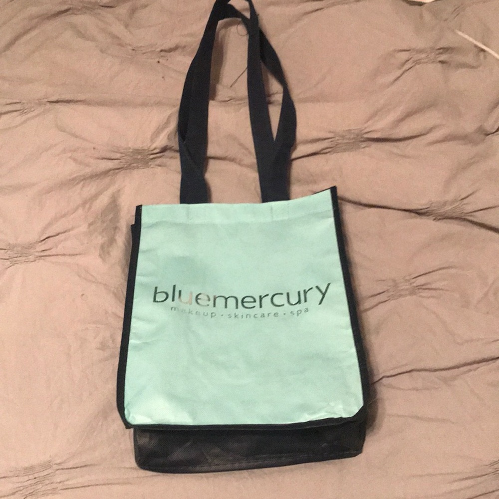 Blue mercury shopping bag